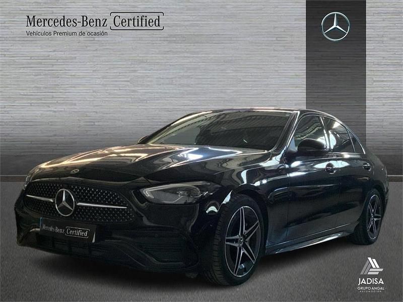 Usado Mercedes C200 AMG line 163 CV (119 kW) 2024 Negro Berlina