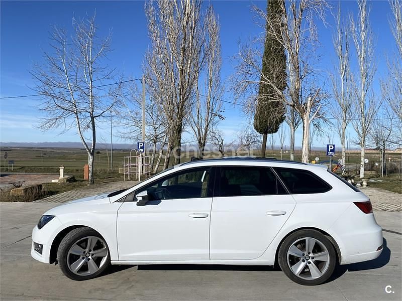 Blanco Usado 2014 Seat Leon ST FR Familiar | 10.399 € (Precio justo) - Imagen 1/2