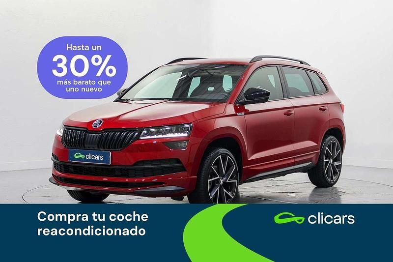 Rojo Usado 2019 Skoda Karoq SportLine SUV | 19.990 € (Buen precio) - Imagen 1/4