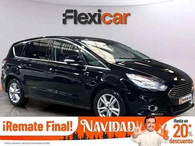 Negro Usado 2018 Ford S-MAX Titanium Monovolumen | 20.990 € (Precio justo) - Imagen 1/4