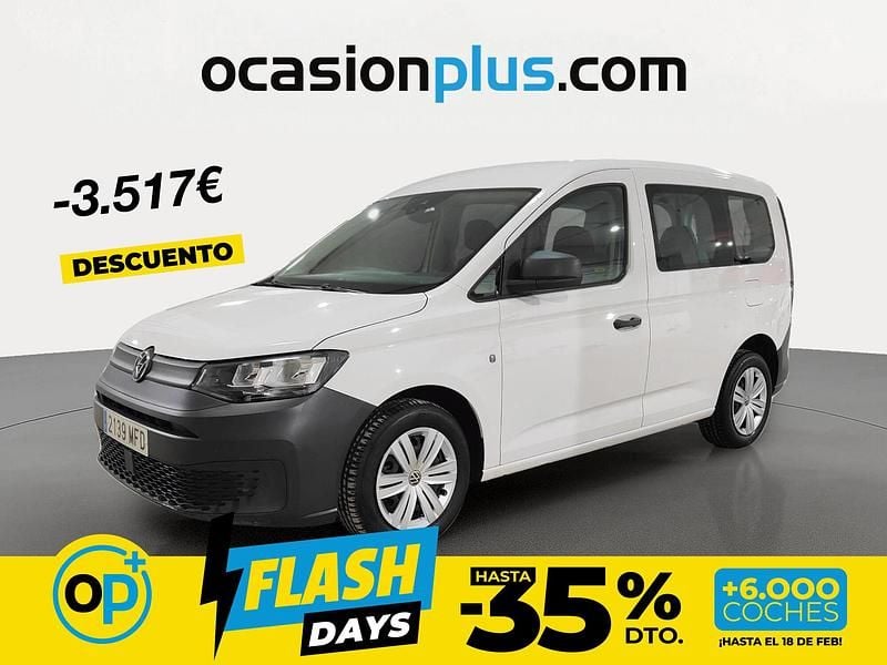 Blanco Usado 2023 VW Caddy Monovolumen | 20.650 € (Precio justo) - Imagen 1/4