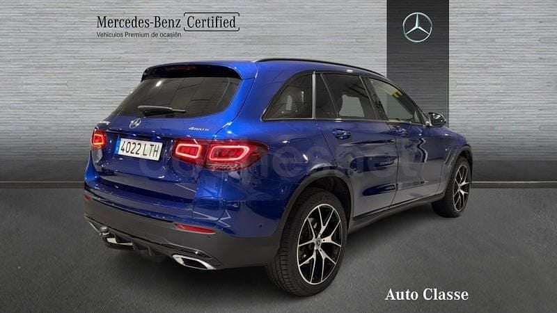 Usado Mercedes GLC300e AMG line 306 CV (225 kW) 2021 Azul brillante SUV