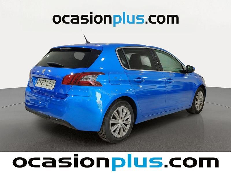 Usado Peugeot 308 Allure 131 CV (96 kW) 2021 Azul Utilitario