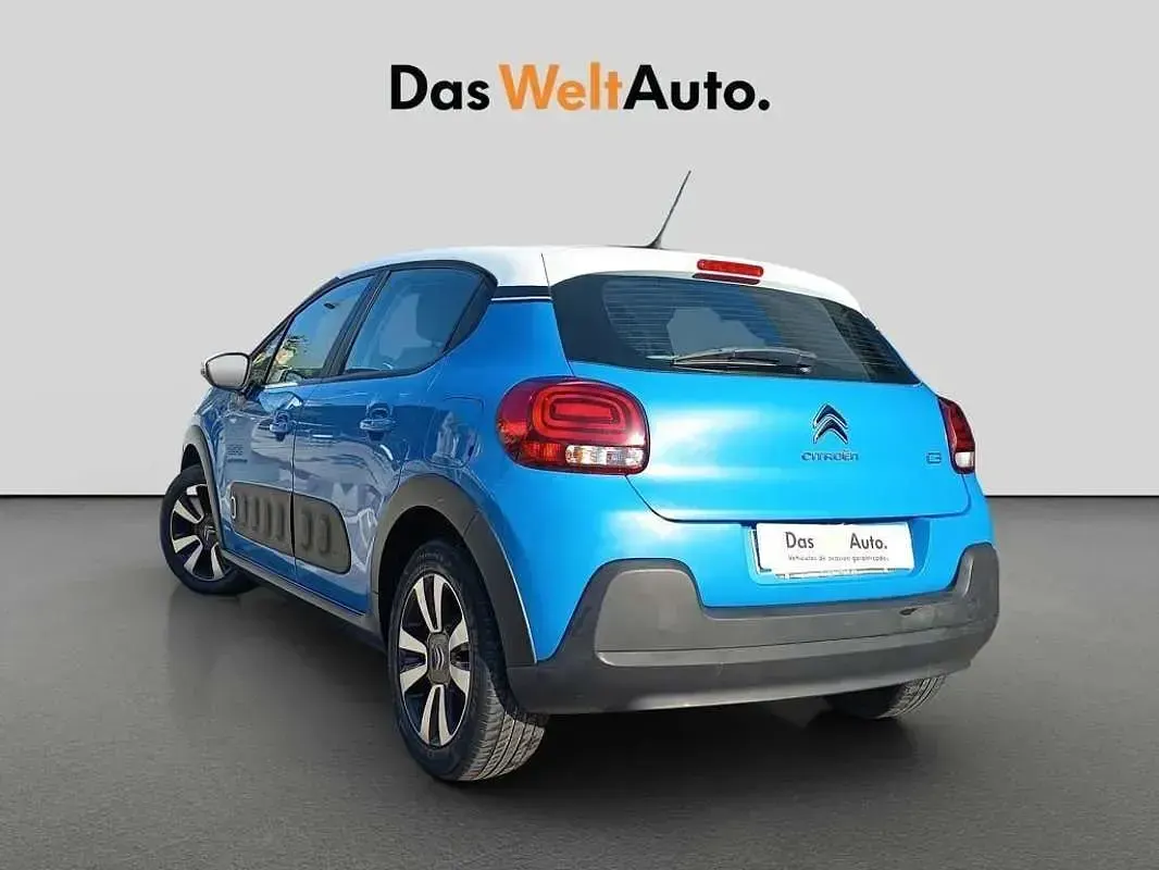 Usado Citroën C3 PureTech 110 CV (80 kW) 2017 Azul Utilitario