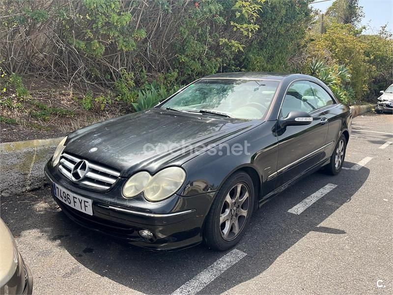 Usado Mercedes CLK270 Elegance 170 CV (125 kW) 2003 Negro Coupe