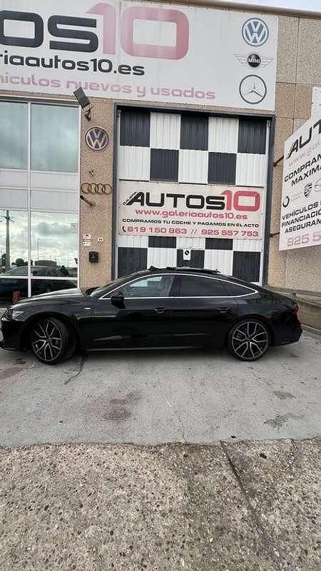 Usado Audi A7 S-Line 286 CV (210 kW) 2020 Negro Berlina