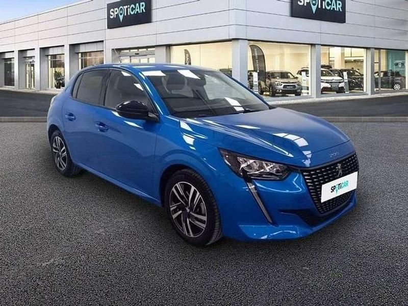 Usado Peugeot 208 Allure 102 CV (75 kW) 2022 Azul Utilitario