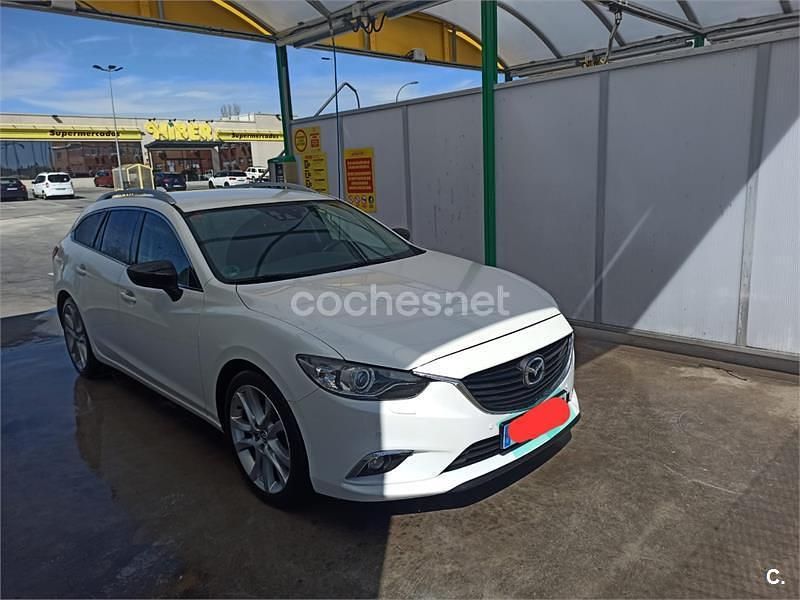 Blanco Usado 2014 Mazda 6 Luxury Familiar | 12.500 € (Precio justo) - Imagen 1/4