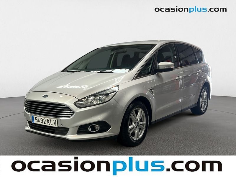 Gris Usado 2018 Ford S-MAX Titanium Monovolumen | 16.173 € (Buen precio) - Imagen 1/4