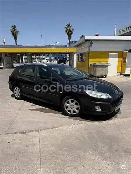 Usado Peugeot 407 110 CV (80 kW) 2005 Negro Familiar