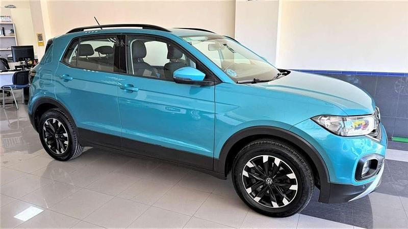 Usado VW T-Cross Advance 95 CV (69 kW) 2021 Verde SUV