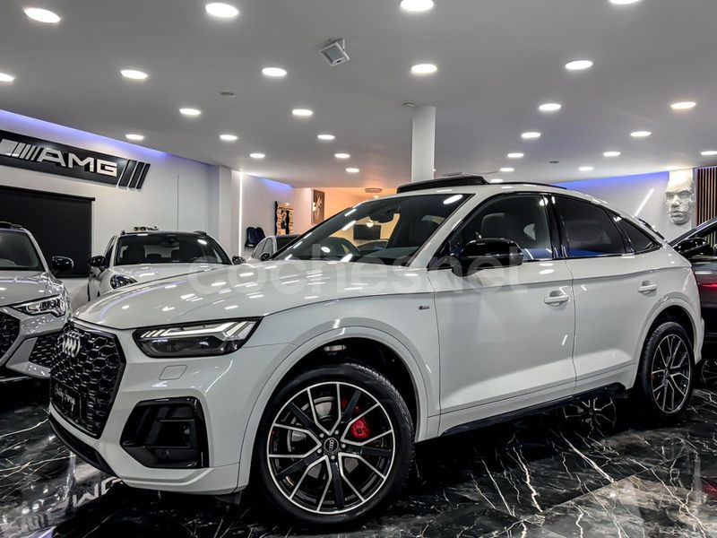 Blanco Usado 2021 Audi Q5 Sportback Ambiente SUV | 48.990 € (Caro) - Imagen 1/4