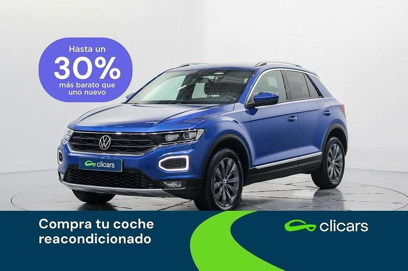 Azul Usado 2021 VW T-Roc Sport SUV | 22.090 € (Precio justo) - Imagen 1/4
