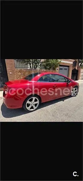 Usado Peugeot 308 CC Sport 140 CV (102 kW) 2009 Granate Descapotable