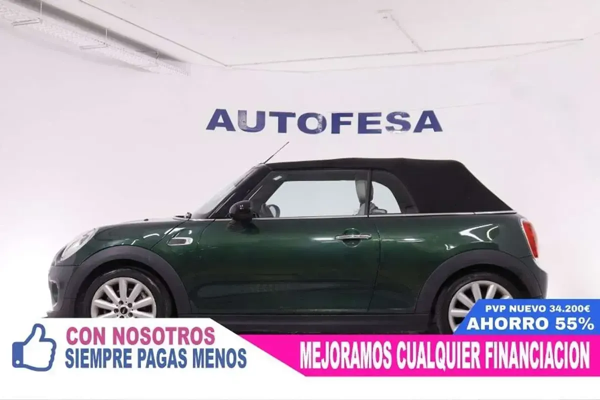 Usado Mini Cooper Cabriolet Chili 136 CV (100 kW) 2016 Verde Descapotable
