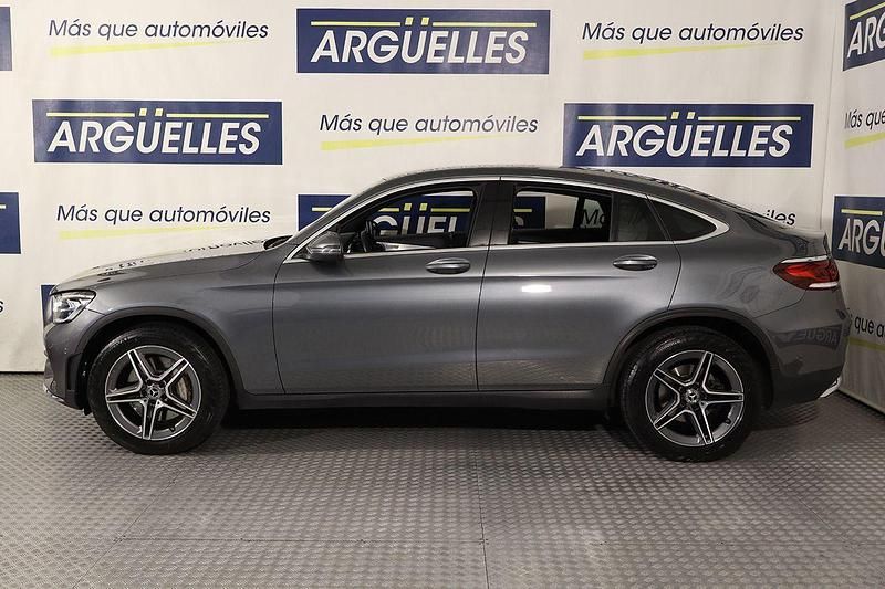 Usado Mercedes GLC300 AMG line 258 CV (189 kW) 2020 Gris Coupe