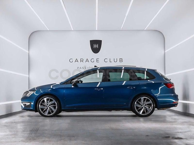 Usado Seat Leon FR 180 CV (132 kW) 2014 Azul Familiar