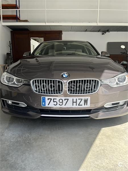 Usado BMW 320 Efficient Dynamics 163 CV (119 kW) 2014 Marrón Berlina