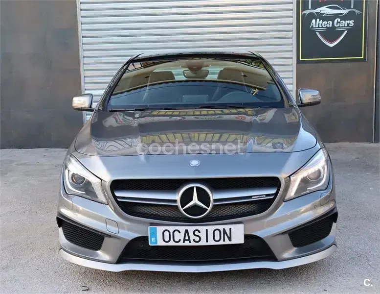 Usado Mercedes CLA45 AMG AMG 360 CV (264 kW) 2015 Gris / plata Coupe