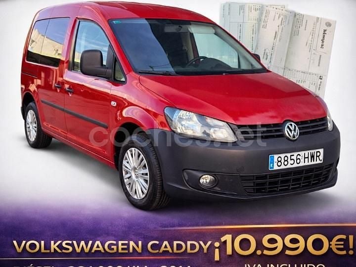 Granate Usado 2014 VW Caddy Maxi Trendline Monovolumen | 9900 € (Buen precio) - Imagen 1/1