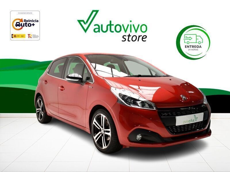 Rojo Usado 2019 Peugeot 208 GT-line Utilitario | 13.900 € (Caro) - Imagen 1/4
