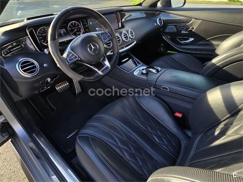 Usado Mercedes S63 AMG AMG 585 CV (430 kW) 2015 Gris / plata Coupe