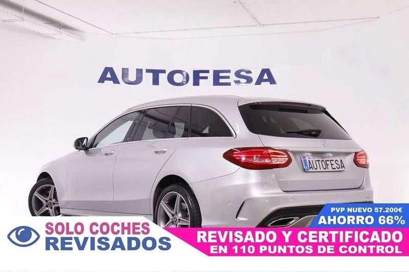 Usado Mercedes C220 AMG 170 CV (125 kW) 2018 Gris Familiar