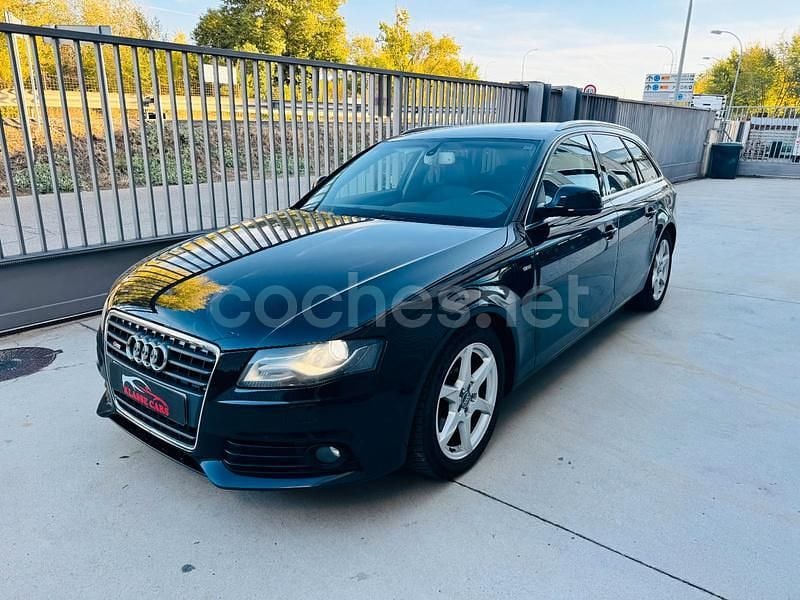 Usado Audi A4 S-Line 143 CV (105 kW) 2008 Negro Familiar