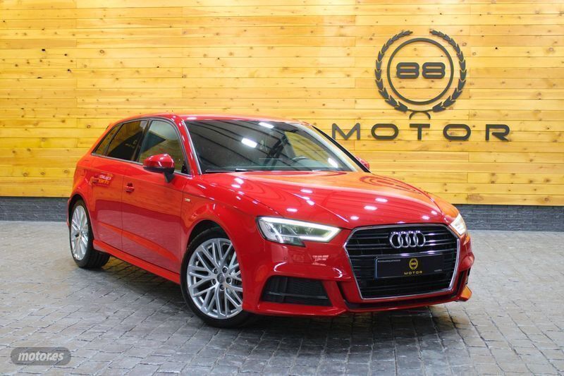 Rojo Usado 2018 Audi A3 Sportback Premium Berlina | 21.970 € (Precio justo) - Imagen 1/4