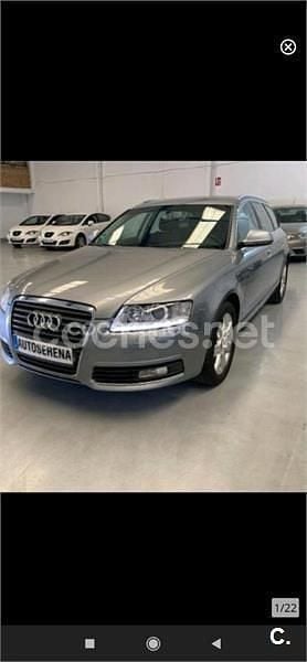 Usado Audi A6 170 CV (125 kW) 2009 Gris / plata Familiar