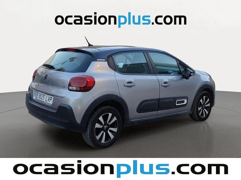 Usado Citroën C3 Feel 83 CV (61 kW) 2021 Gris plata Utilitario