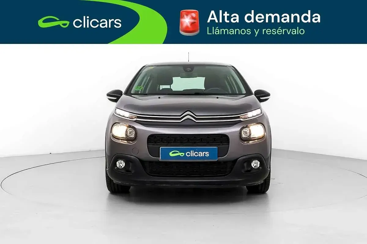 Usado Citroën C3 Feel 82 CV (60 kW) 2020 Gris Utilitario