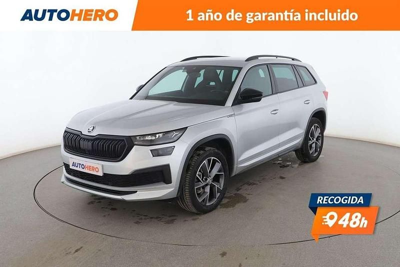 Gris Usado 2021 Skoda Kodiaq SportLine SUV | 30.475 € (Precio justo) - Imagen 1/3