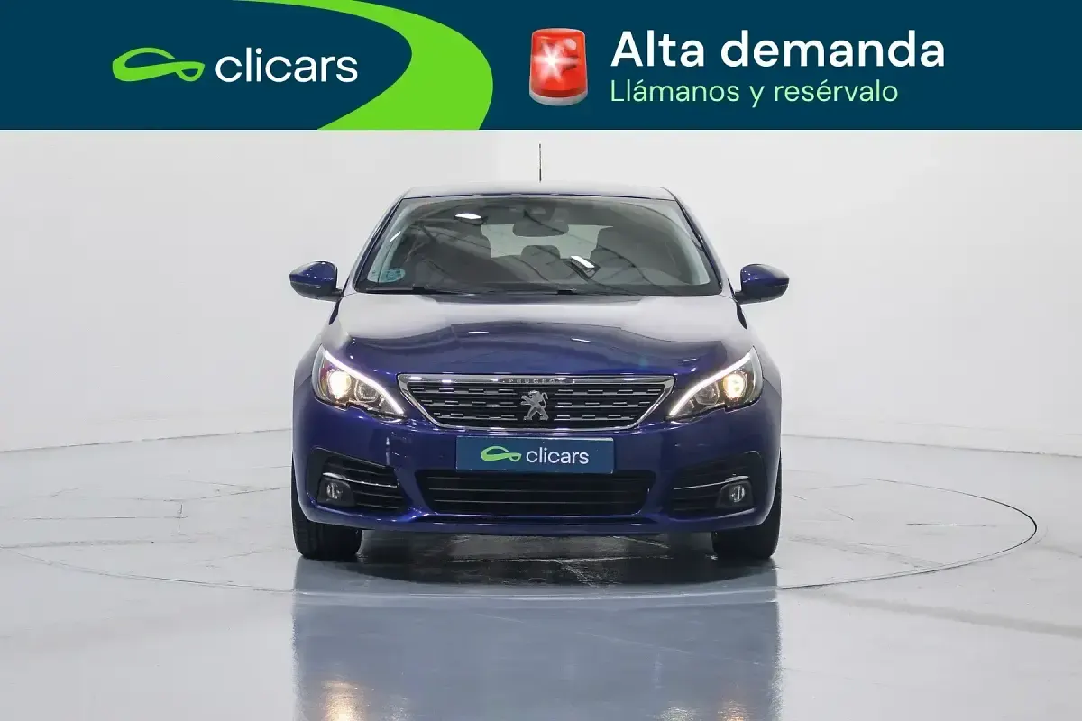 Usado Peugeot 308 Allure 130 CV (95 kW) 2019 Azul Berlina