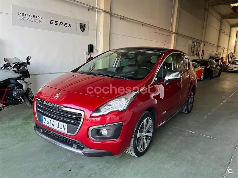 Rojo Usado 2015 Peugeot 3008 Allure Berlina | 9900 € (Precio justo) - Imagen 1/4