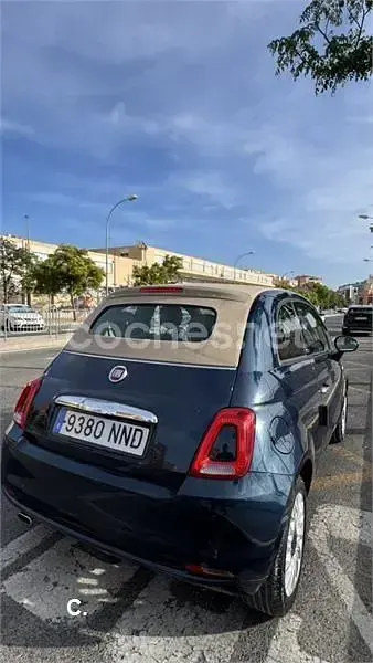 Usado Fiat 500 Lounge 69 CV (50 kW) 2019 Azul Berlina