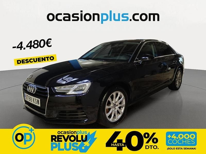 Usado Audi A4 Advanced Plus 150 CV (110 kW) 2019 Negro Berlina