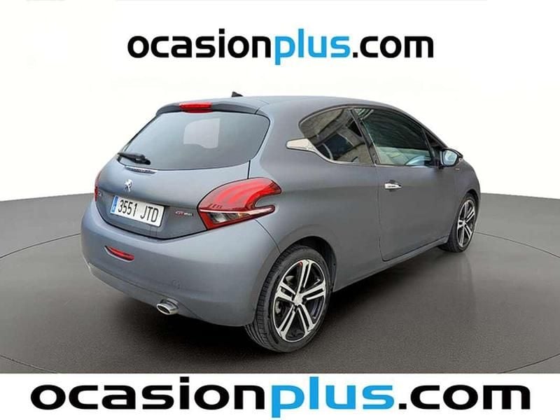 Usado Peugeot 208 GT-line 120 CV (88 kW) 2016 Gris Utilitario