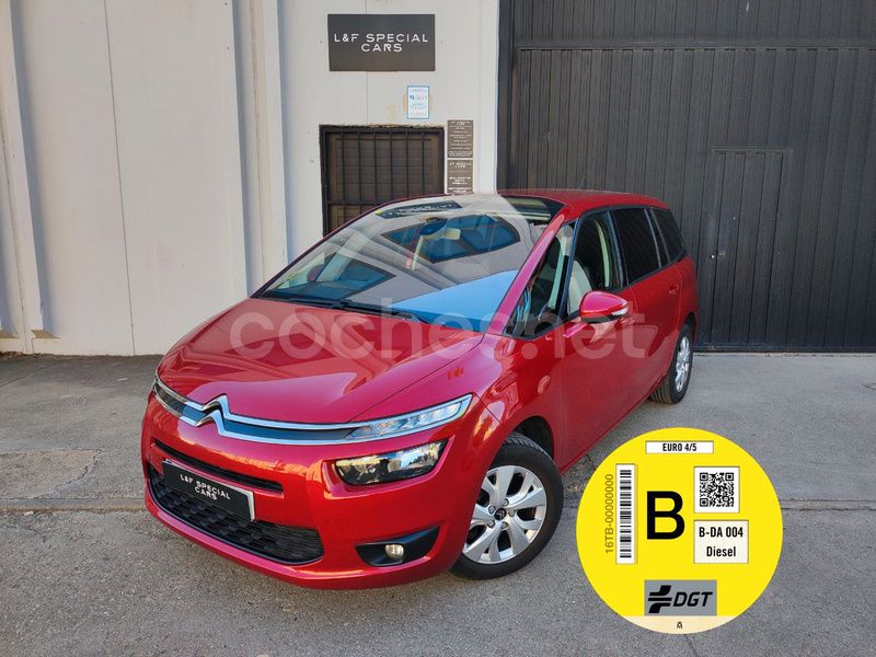 Granate Usado 2014 Citroën Grand C4 Picasso Exclusive Monovolumen | 7500 € (Buen precio) - Imagen 1/4