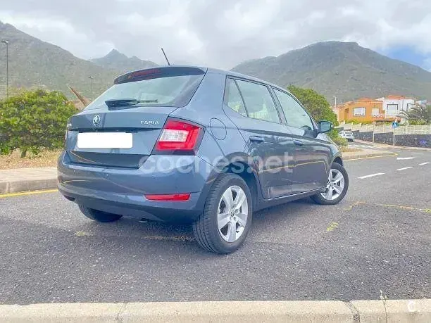 Usado Skoda Fabia Active 95 CV (69 kW) 2019 Gris / plata Utilitario