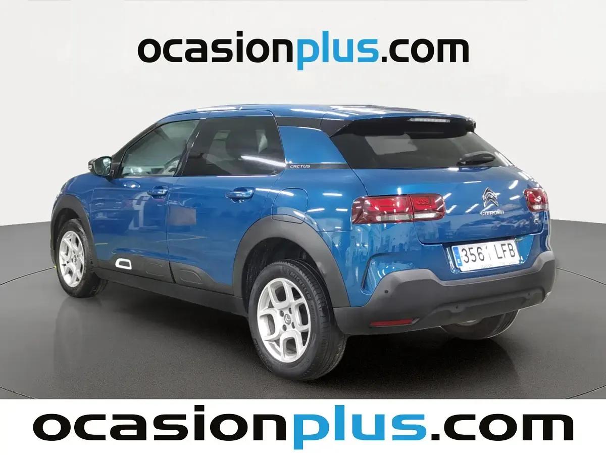 Usado Citroën C4 Cactus Shine 110 CV (80 kW) 2020 Azul Utilitario