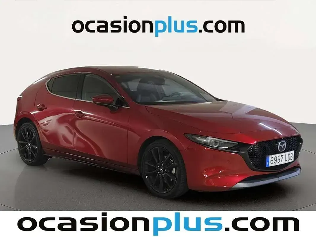 Usado Mazda 3 181 CV (133 kW) 2019 Rojo Utilitario