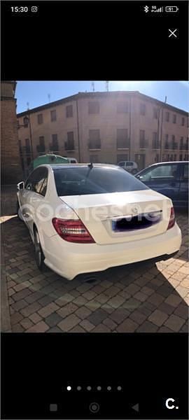 Usado Mercedes C200 Avantgarde 136 CV (100 kW) 2013 Blanco Berlina