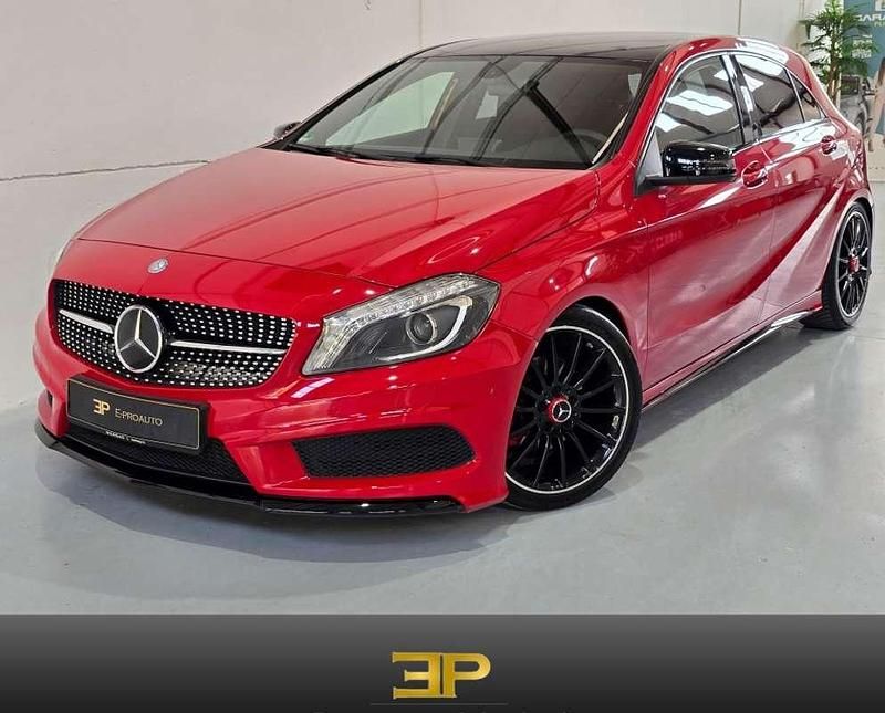 Rojo Usado 2015 Mercedes A180 AMG line Utilitario | 17.290 € (Un poco caro) - Imagen 1/4