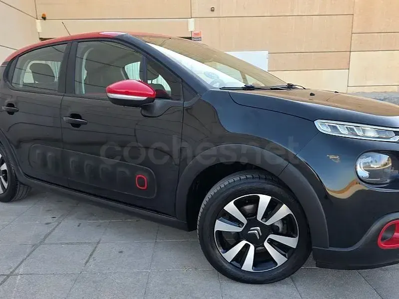 Usado Citroën C3 Feel 82 CV (60 kW) 2017 Negro Berlina