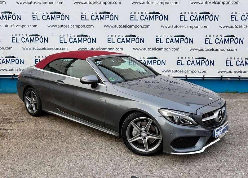 Usado Mercedes C220 194 CV (142 kW) 2018 Gris Descapotable