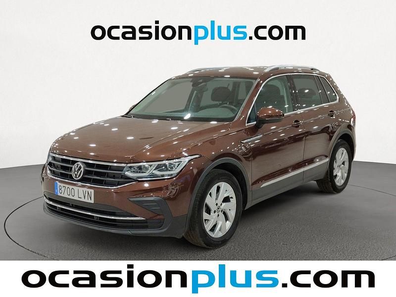 Marrón Usado 2021 VW Tiguan Life SUV | 23.628 € (Precio justo) - Imagen 1/4