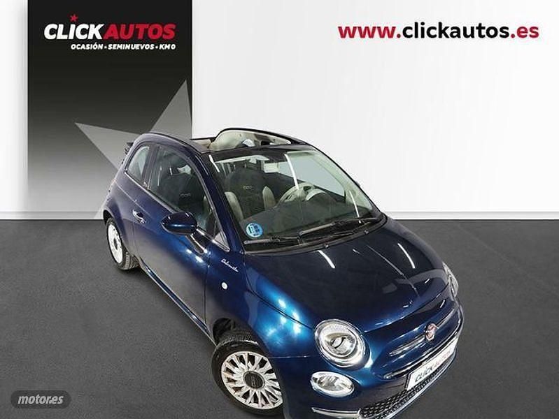 Usado Fiat 500 Dolcevita 70 CV (51 kW) 2021 Azul Descapotable