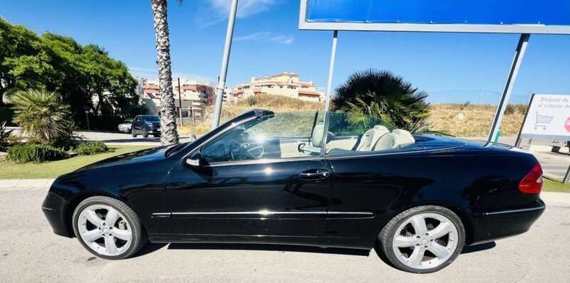 Negro Usado 2008 Mercedes CLK200 Avantgarde Descapotable | 11.900 € (Precio justo) - Imagen 1/4