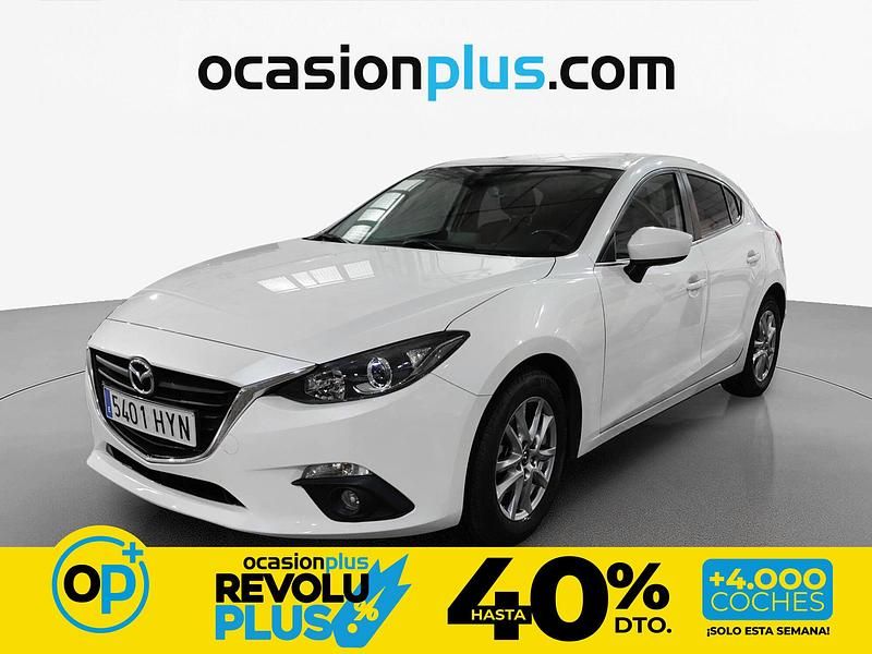 Usado Mazda 3 Style 101 CV (74 kW) 2014 Blanco Utilitario